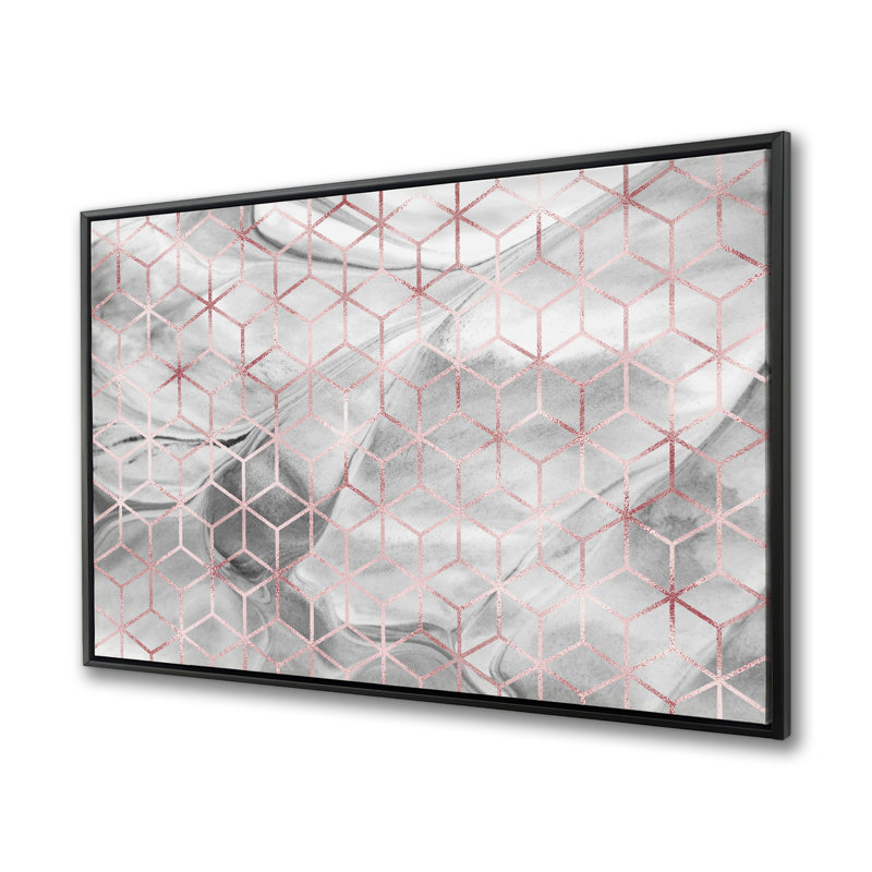 Symmetry - Toile encadrée à motif de bureau pour la décoration intérieure