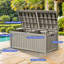 Edrosie Inc l 60,8 po verrouillable 180 gallons en brun-128124328-133207637