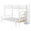 Simple au-dessus de la taille double avec escalier de rangement et garde-robe ouverte-824818922