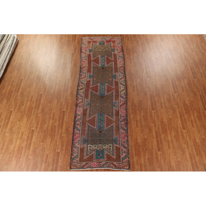 Tapis de couloir géométrique 4 x 13
