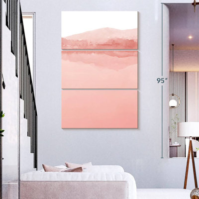 Aquarelle Avery II, nuances de rose I
