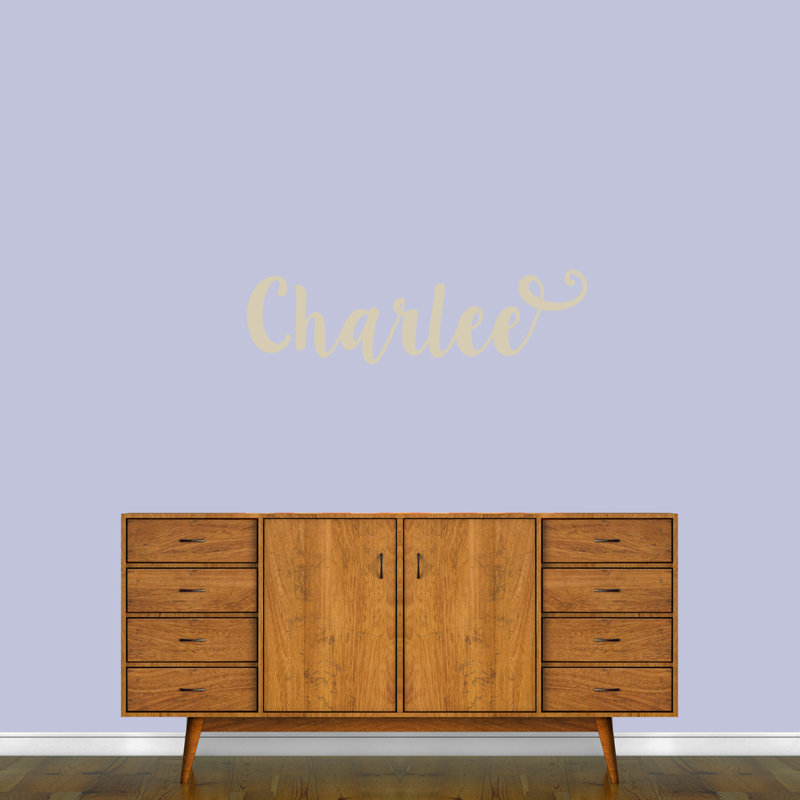 Décalcomanie murale jolie cursive Jiron, Beige clair, Oui