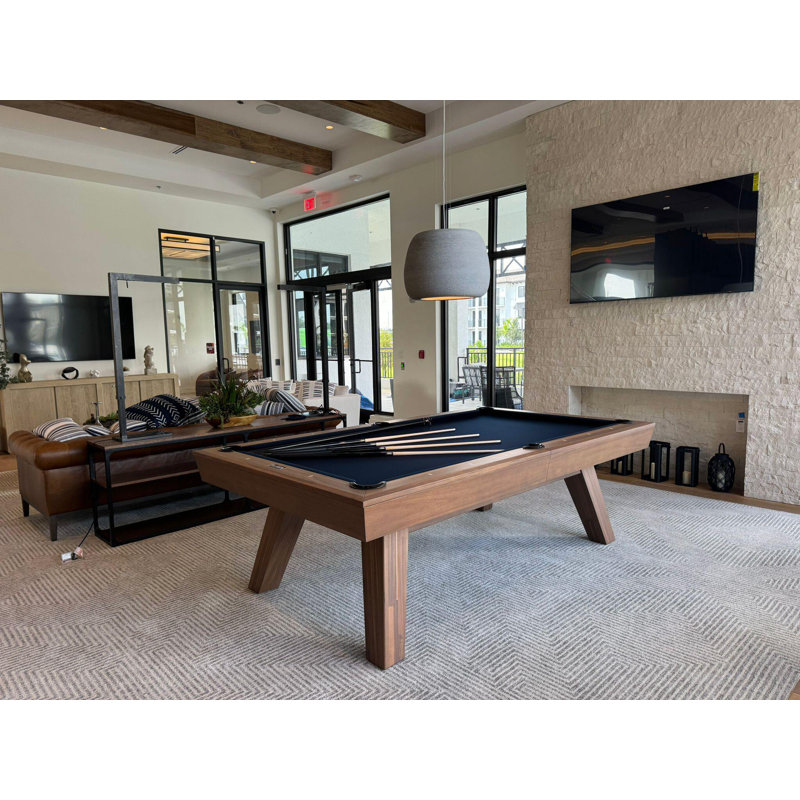 George Slate Pool Table With Professional Installation Included, 32" H x 53.5" W x 92.5" L