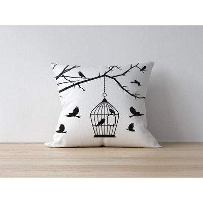 Housse de coussin carré en polyester / coton Erendira