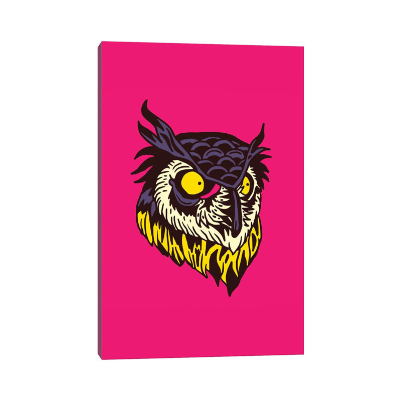 Owl by Nick Cocozza - No Frame Gallery-Wrapped Canvas Giclée on Canvas, 66.04 cm H x 45.72 cm W