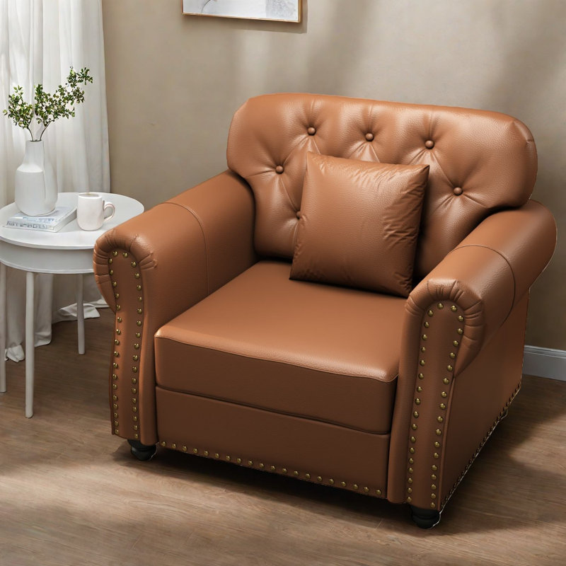 Fauteuil et repose-pieds Comfort Sofas, Chesterfield Home