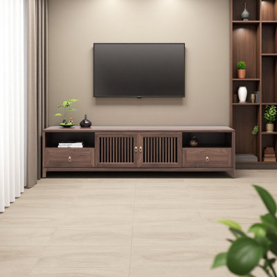 Teak multi-purpose storage cabinet TV Stand