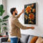 Golden Roses Study Botanical - Wrapped Canvas-1042107817-1042107810