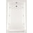Regal 71'' x 34'' Whirlpool Fiberglass Bathtub-9229347-88772844