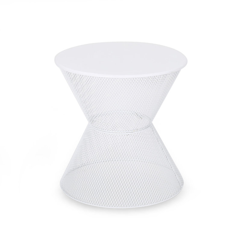 NEVADA SIDE TABLE, Matte White