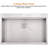 Drop-In Single Bowl Stainless Steel Kitchen Sink