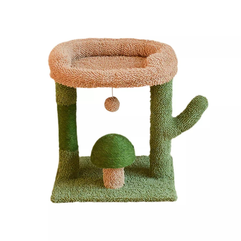 Maison pour chat avec arbres d'escalade
