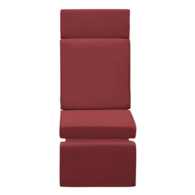 Coussin de patio inclinable toutes saisons pour l'extérieur, coussin de remplacement pour fauteuil inclinable imperméable