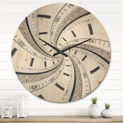 Horloge murale Swirled Time Vortex