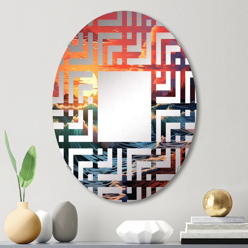 Oval Mirror, 29.5" x 19.6"