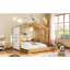 Lits modernes avec rangement, lit cabane en bois simple, tente gigogne pour enfants-1574963676