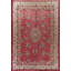 Tapis traditionnel floral rose grand 10 x 14