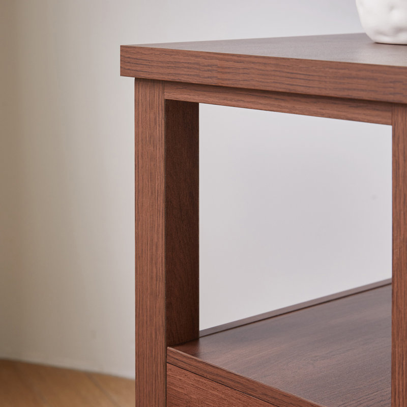 24" Tall End Table With Charging Station