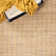 Arria Hand Woven Jute/Cotton Solid Color Rug in Tan/Yellow