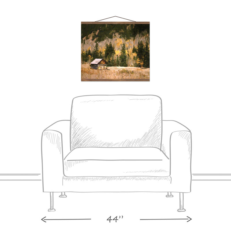 Cabine, reproduction d'art sur toile sans cadre
