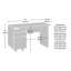 Bureau, finition blanche