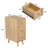 Narrow End Table With 3 Deep Drawers-837725371