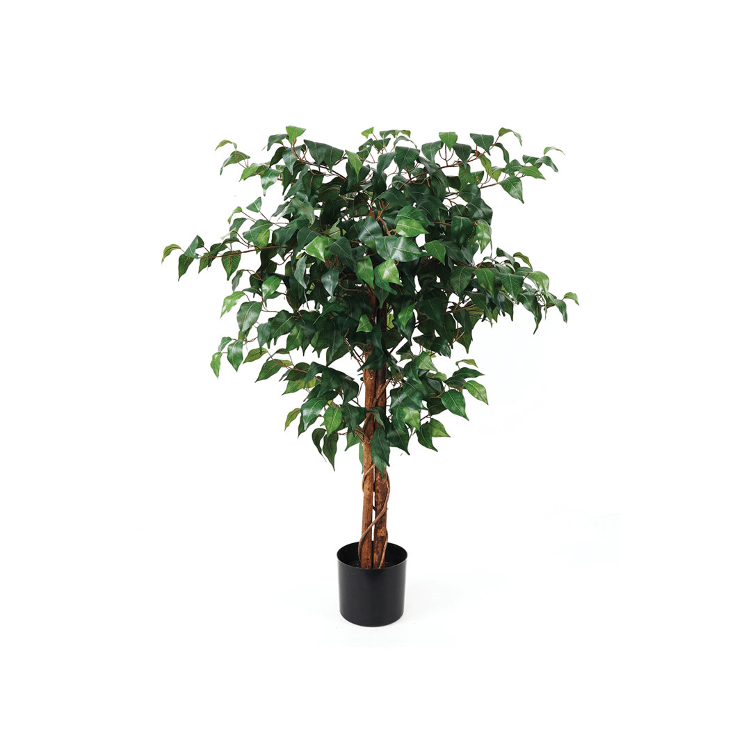 Boden-Kunstpflanze Ficus im Topf