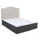 Jupe de lit en microfibre plissée avec descente de 15 po Vilano Springs