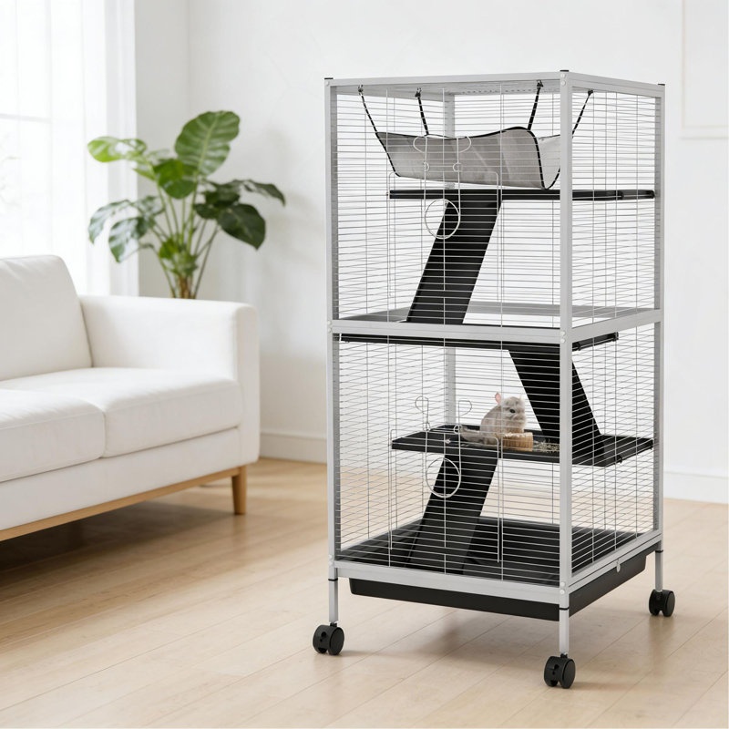 Maison pour animaux spacieuse, cage à petits animaux