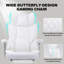 Inbox Zero Adjustable Reclining Ergonomic Faux Leather Swiveling PC & Racing Game Chair-942999420