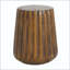 Table d'appoint Tree Stump MGO avec finition grain de bois