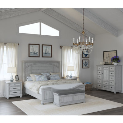 Ella-Grace New Haven Queen Panel Bed With Dresser/mirror And Chest -  Canora Grey, 9015FE82FE024AED8D19219DDCE442A6