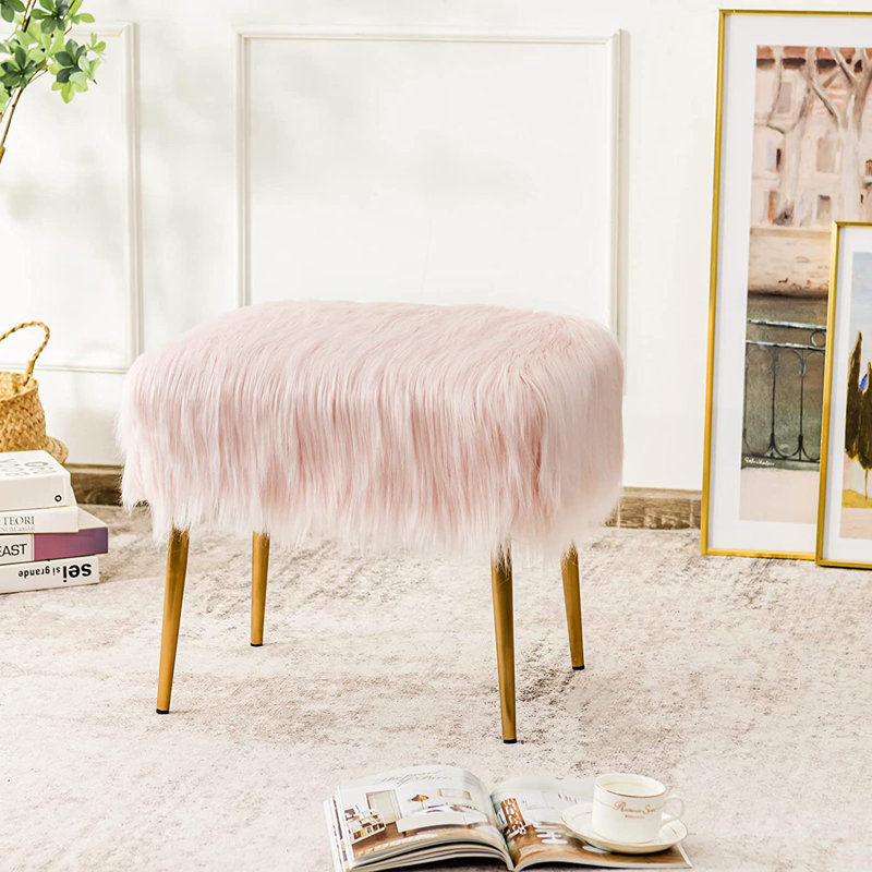 Agra Iron Accent Stool