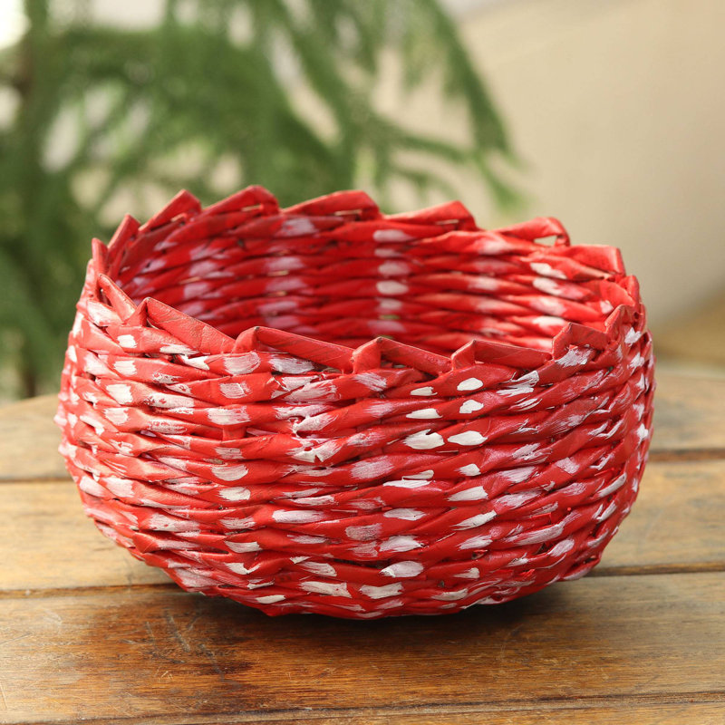 Panier en carton / papier recyclé Novica