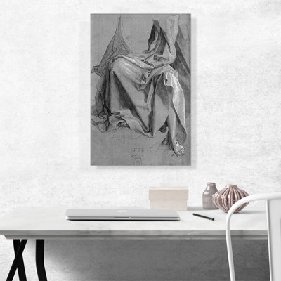 " Study Of Drapery " by Albrecht Durer Painting Print