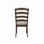 Ensemble de 2 chaises d'appoint en tissu et tissu de style rustique Pâques