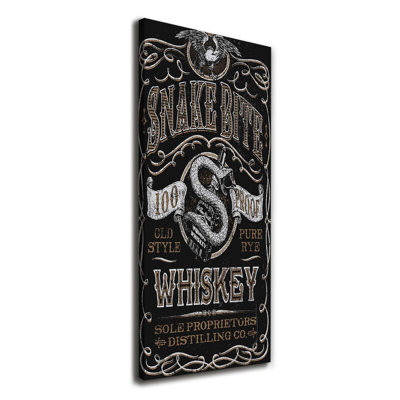 Whiskey - Wrapped Canvas Print