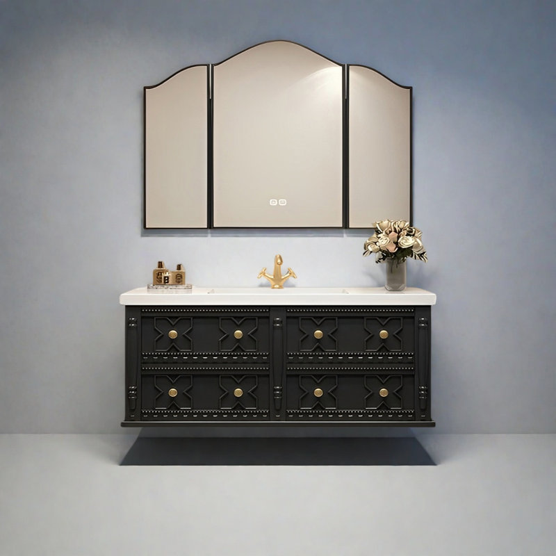 Armoire de salle de bain style français, 47"