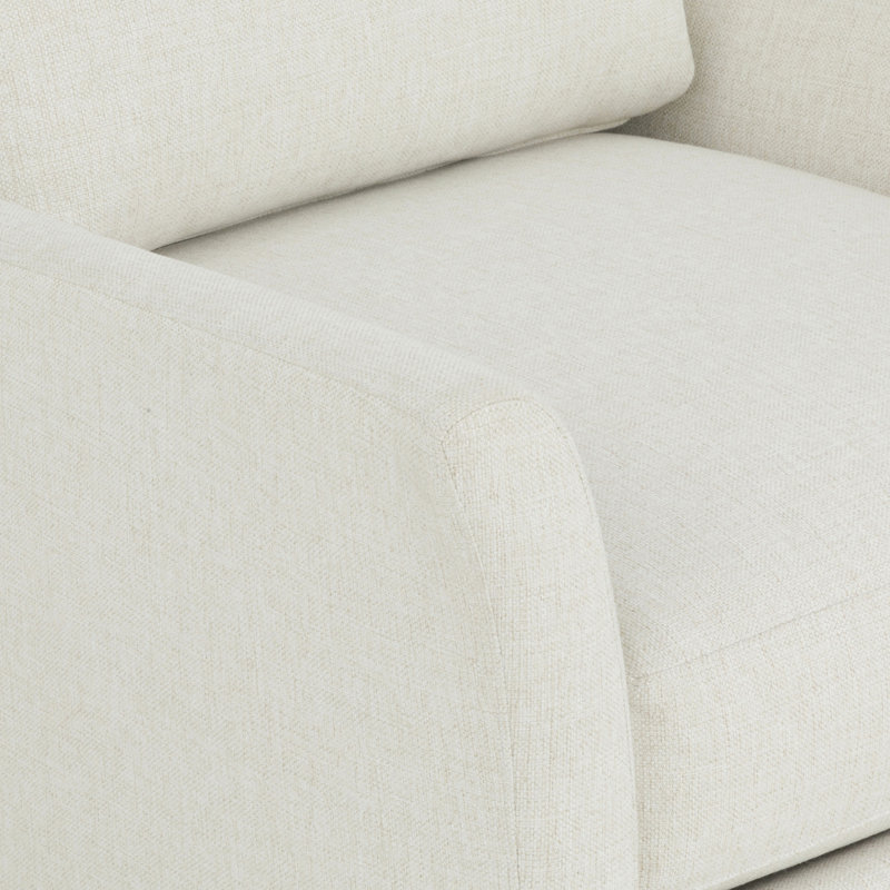 Chaise pivotante à accoudoirs évasés, 9821 Bisque