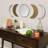 Glam Entertainment Wall Decor on Metal