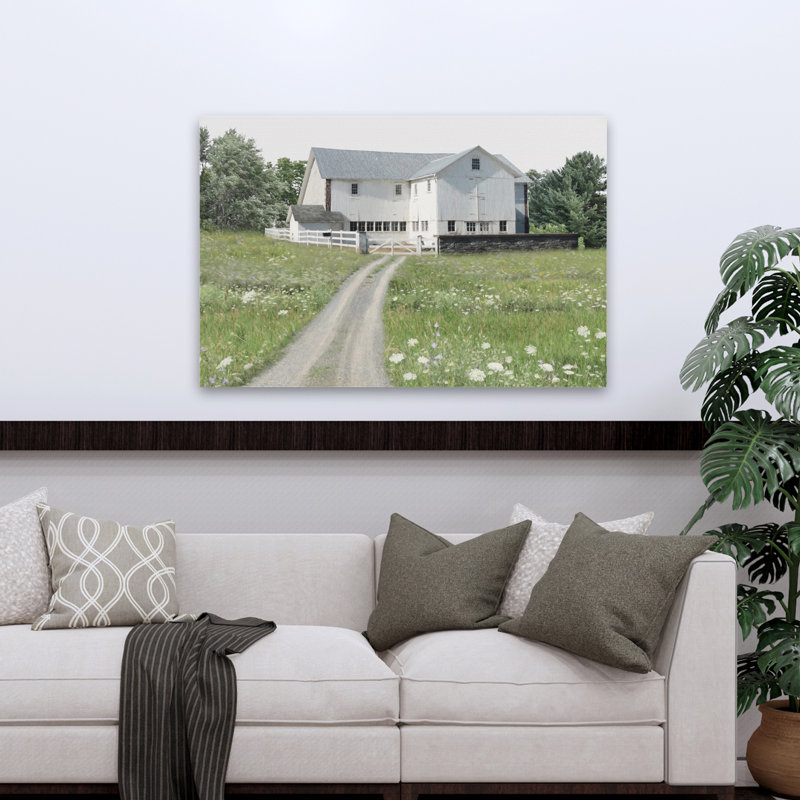 Après-midi champêtre - Photographie contemporaine, paysage de ferme, H 32 po x l 48 po