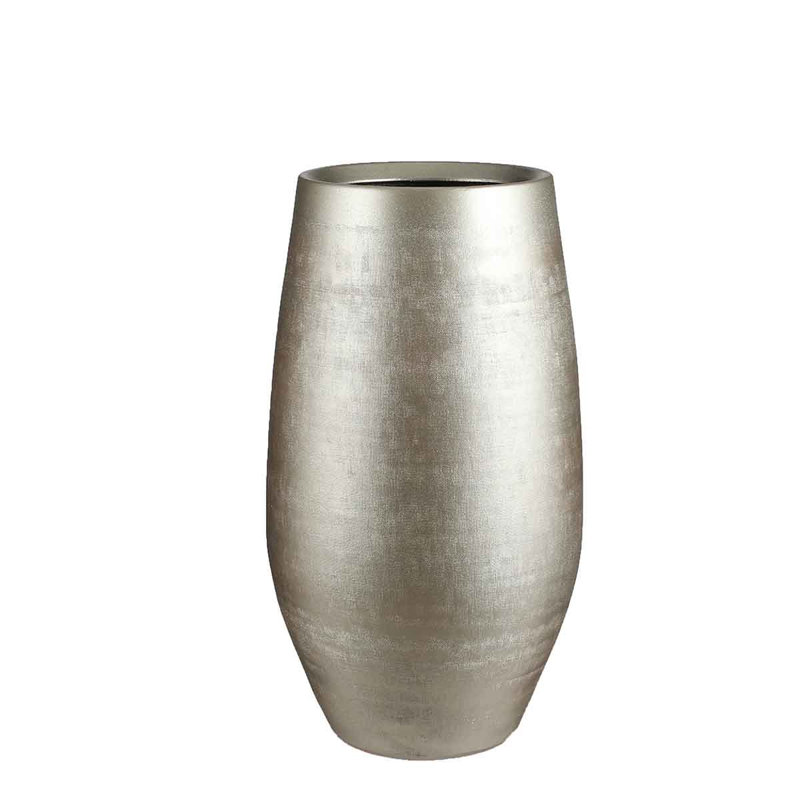 Cecely Handmade Terracotta Table Vase, 50cm H x 29cm W x 29cm D, Gold