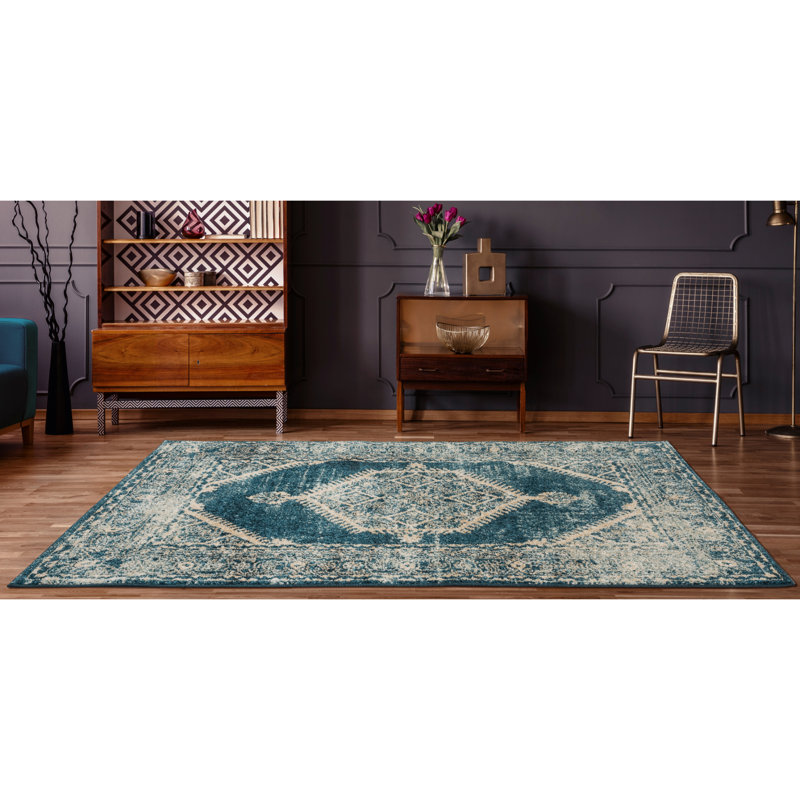 Hicklin Oriental Indoor Rug, Rectangle 5'3" x 7'2"