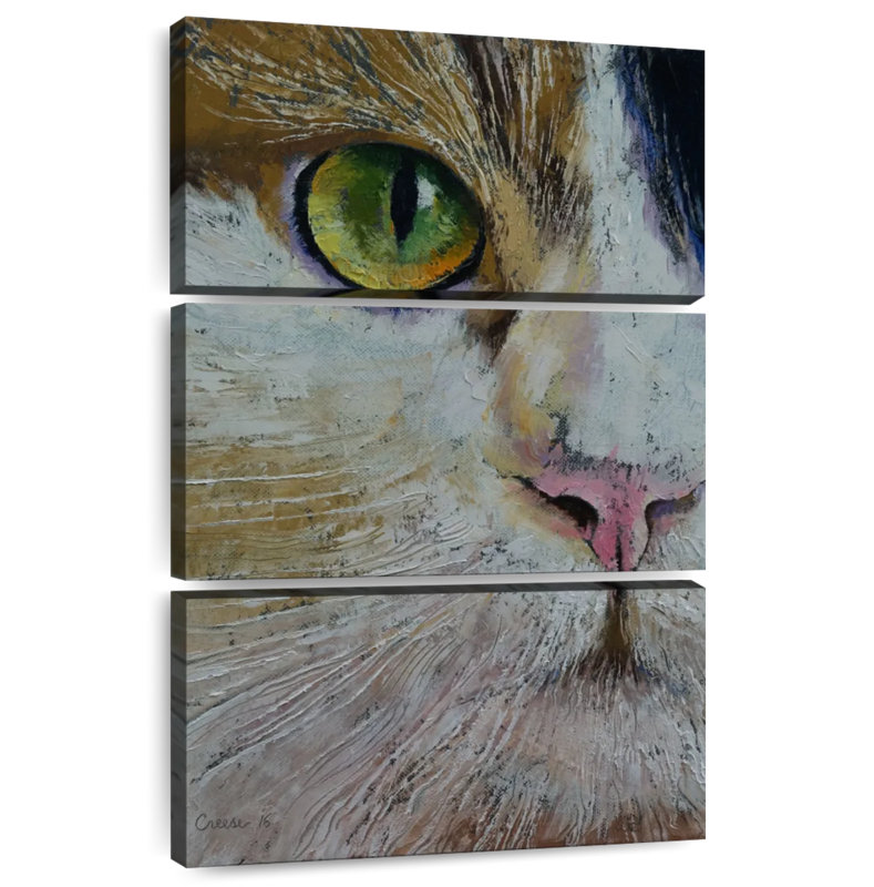 Brampt Calico Cat, 57" H x 36" W
