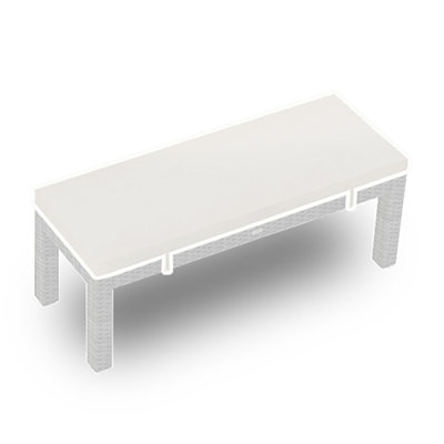 Sunbrella Outdoor 3'' Bench Seat Cushion