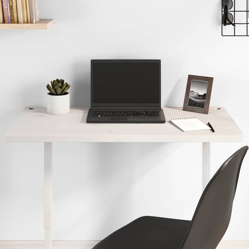 Solid Wood Table Top, White