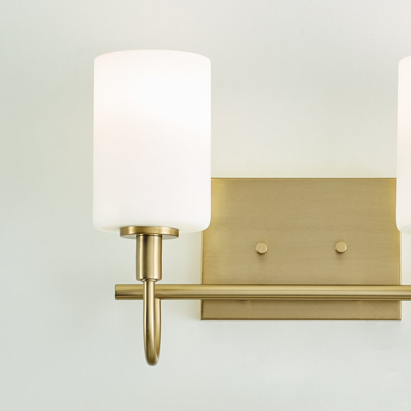 Two Light Wall / Bath, Satin Brass