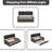 Wooden Captain Bed With Built-In Bookshelves,Three Storage Drawers And Trundle-1933227925-1933227935