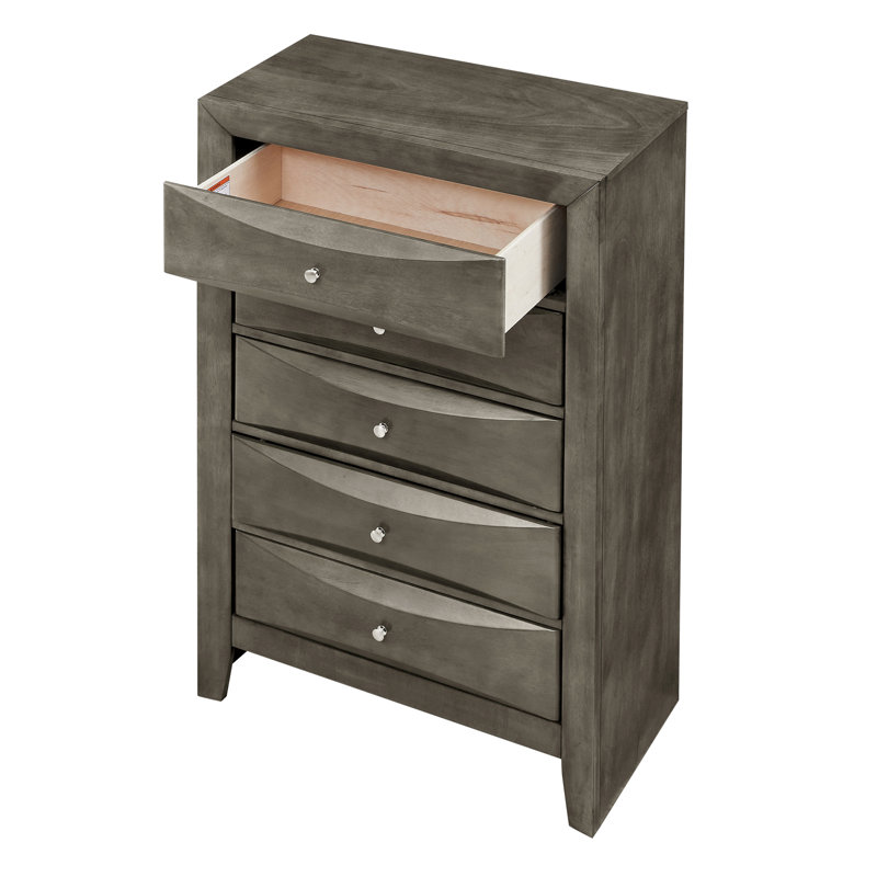 Commode Marilla, gris, Gris