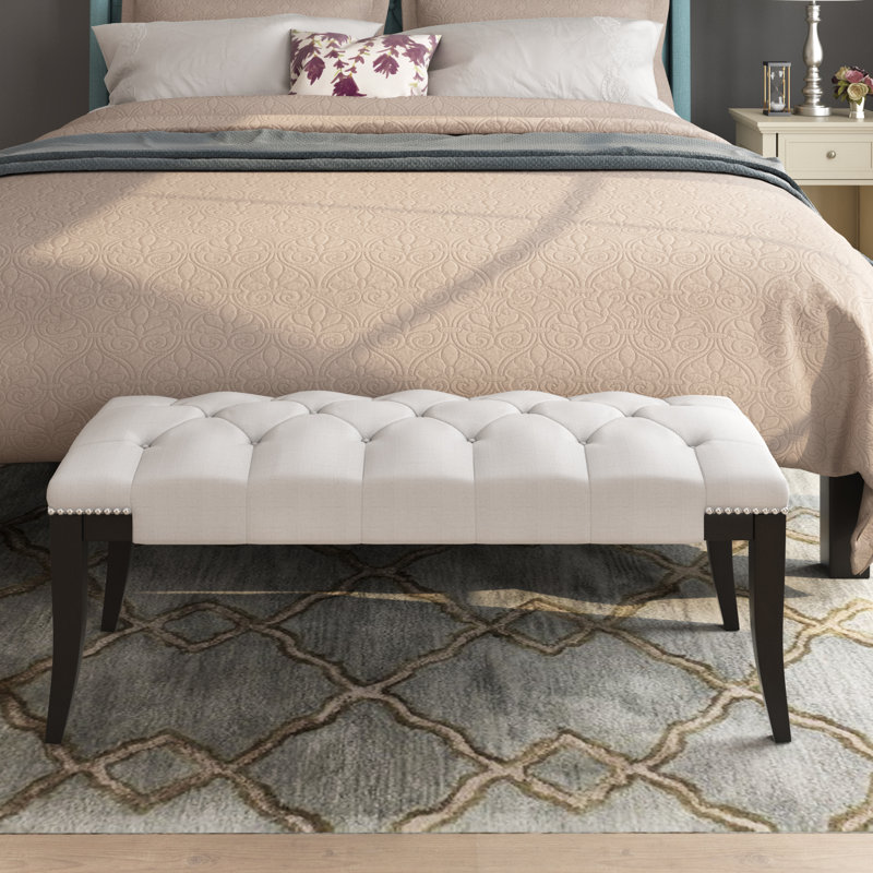 Banc en similicuir Gibbons, Taupe